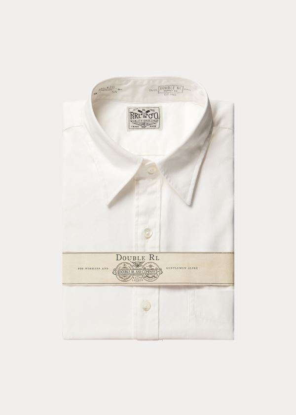 Camisa De Vestir Ralph Lauren Hombre Blancos - Broadcloth - QLSPZ4915